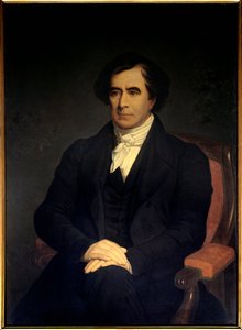 Muotokuva fyysikko Francois Arago (1786-1833), tähtitieteilijä ja poliitikko, merivoimien ja sotaministeri vuonna 1848. Nimetön maalaus 1800-luvulta. Pariisi, Musee De L