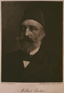 Muotokuva Khedive Tawfikista, Georg Moritz Ebersin (1837-98) LEgypte, 1881 (bw-kaiverrus) tekijältä French School