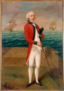 Favray-ritarin (1706-1791) muotokuva Maltan gallerian upseerista Ranskalaisen koulun maalaus. 1700-luvun Pariisi, Legion d