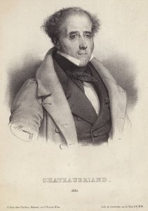 Varakreivi de Chateaubriandin muotokuva tekijältä French School