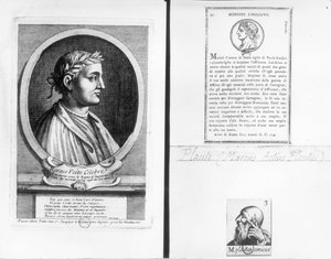 Muotokuvia Horatiuksesta (65-8 eaa.), Scipio Aemilianuksesta (Africanus Minor) (185-129 eKr.) ja Plautusista (n. 254-184 eaa.) tekijältä French School