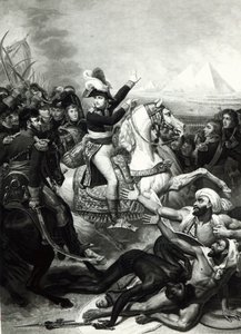 Napoleonin kuvaus Egyptin valloittajana tekijältä French School