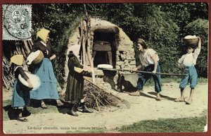 Yhteisuunia kuvaava postikortti vuodelta 1906 tekijältä French School