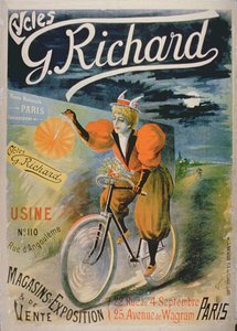 Mainosjuliste G. Richard Cycles, Pariisi