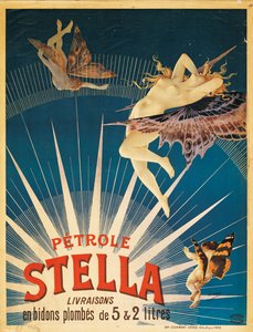 Mainosjuliste Stella bensiiniä, 1897