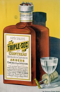 Angersissa valmistettu Triple Sec Cointreau -julistemainos