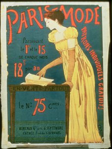 Paris Mode -lehden julistemainostilaukset
