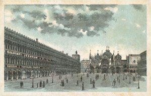 Salviati Jesurum & Co:n tilat, Venetsia (chromolitho) tekijältä French School