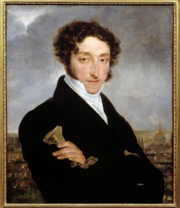 Olettaen muotokuva kirjainten miehen Charles Nodierista tekijältä French School