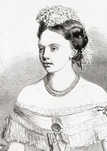 Preussin prinsessa Frederica Wilhelmina Louise Elisabeth Alexandrine, LUnivers Illustré, 1866 tekijältä French School