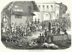 Gustav Struven ja Saksan tasavaltalaisten kulkue, 1848 vallankumous tekijältä French School