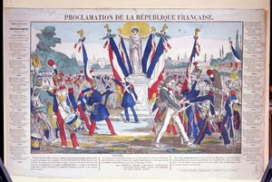 Ranskan tasavallan julistus 25. helmikuuta 1848 tekijältä French School