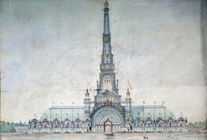 Projet kieltäytyy muokkaamasta Eiffel-tornia Gustave Raulinin vuoden 1889 näyttelyä varten tekijältä French School