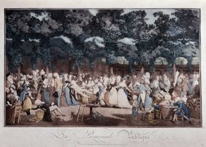 Julkinen kävelykatu, 1700-luvun loppu tekijältä French School