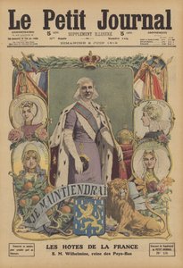 Alankomaiden kuningatar Wilhelmina (väri litho) tekijältä French School