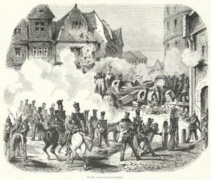 Kapina Frankfurtissa, Saksassa, syyskuussa 1848 tekijältä French School