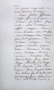 Tavernyn seurakunnan valitusluettelo, sivu 330 allekirjoituksin, huhtikuu 1789 tekijältä French School