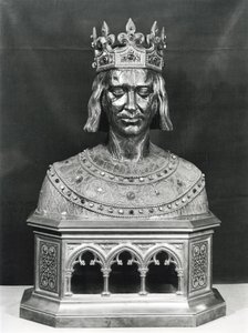 St. Louisin (1214–1270) pyhäinjäännösrintakuva (hopeakullattu)