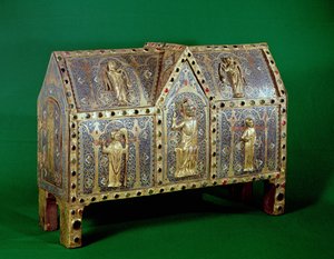 St. Calminiuksen pyhäinjäännösarkku, Limoges (kupari- ja champleve-emali)