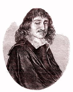 Rene Descartes, ranskalainen fyysikko, matemaatikko, filosofi. 1865 (kaiverrus) tekijältä French School