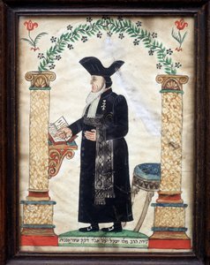 Rabbin esitys (väri litho) tekijältä French School
