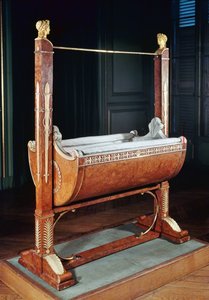 Rooman kuninkaan keinuva kehto Saint-Cloudista, 1811-15 (jalavapuu)
