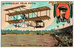 Roger Sommer lentää Spa Aviation Meetingissä Belgiassa tekijältä French School