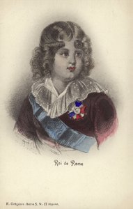 Roi de Rome (värillinen litografia) tekijältä French School