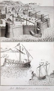 Roman Machinery for Naval Warfare, Denis Diderot