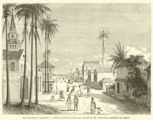 Rue de Berry a Cayenne (kaiverrus) tekijältä French School