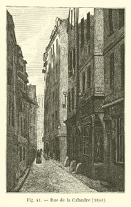 Rue de la Calandre, 1850 tekijältä French School