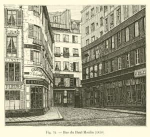 Upper Moulin Street, 1850 tekijältä French School