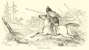Venäjän Lancers (kaiverrus) tekijältä French School