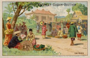Saigon (chromolitho) tekijältä French School