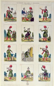 Saint-Simonian naiset ja heidän ammattinsa, n. 1830 tekijältä French School