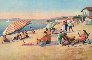 Saint Tropez: bouillabaisse-ranta (värilitro) tekijältä French School