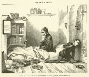 Salonki 1840, Ramus odottaa salamurhaajiaan (kaiverrus). tekijältä French School