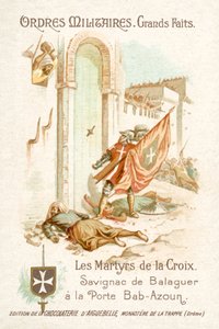Savignac de Balaguer, Maltan ritarien lipunkantaja Bab-Azounin portin edessä, Alger tekijältä French School