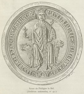 Philip The Fairin sinetti (kaiverrus) tekijältä French School