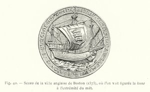 Englannin Bostonin kaupungin sinetti tekijältä French School