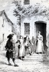 Kohtaus Molieren vaimojen koulusta tekijältä French School