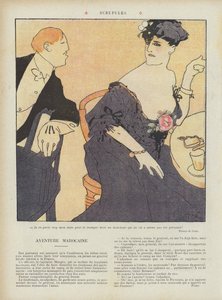 Tuhoilua. Kuvitus Le Rirelle (väri litho) tekijältä French School