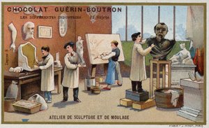 Veistos- ja muovauspaja (chromolitho) tekijältä French School