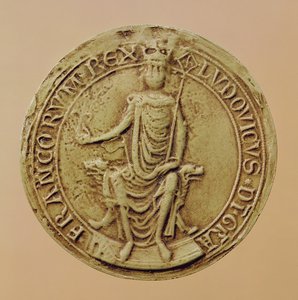 Louis VIII:n (1187-1226) sinetti (vaha) tekijältä French School