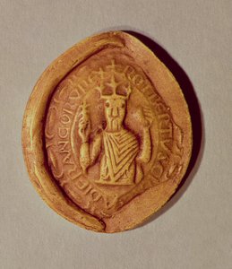Robert II:n (n. 970-1031) hurskaan sinetti, 997 jKr tekijältä French School