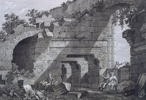 Nimesin amfiteatterin toisen tason galleriat, Antiquities of France: Vol I, Nimesin muistomerkit tekijältä French School