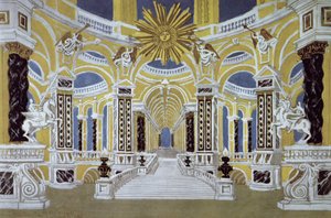 Lavastus Taikahuilulle, Wolfgang Amadeus Mozart (1756-91) tekijältä French School