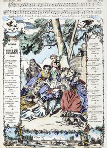 Nuotit kappaleeseen "" Ronde de Guilleri"" - kuva Epinalista tekijältä French School