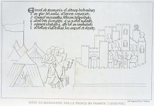 Ludvig VIII:n Marmanden piiritys tekijältä French School