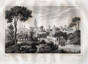 Siena - Siena - Toscana - Toscana - Kaiverrus "" Maalauksellisesta Italiasta"", M. de Norvins, Ch. Nodier 1834-1836. tekijältä French School